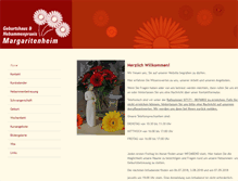 Tablet Screenshot of geburtshaus-margaritenheim.de